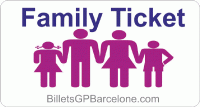 Forfait famille <br /> Circuit de Catalogne Montmelo <br /> Grand Prix d'Espagne F-1