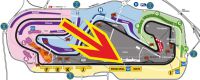 Tribune principale, GP Barcelone<br />Circuit de Catalogne Montmelo<br />Grand Prix de Catalogne de vitesse moto,  <br />épreuve du Championnat du monde de vitesse moto