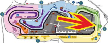 Tribune H, GP Barcelone<br />Circuit de Catalogne Montmelo<br />Grand Prix d'Espagne F-1