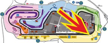 Tribune i, GP Barcelone<br />Circuit de Catalogne Montmelo<br />Grand Prix d'Espagne F-1