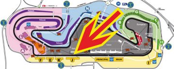 Tribune J, GP Barcelone<br />Circuit de Catalogne Montmelo<br />Grand Prix de Catalogne de vitesse moto,  <br />épreuve du Championnat du monde de vitesse moto