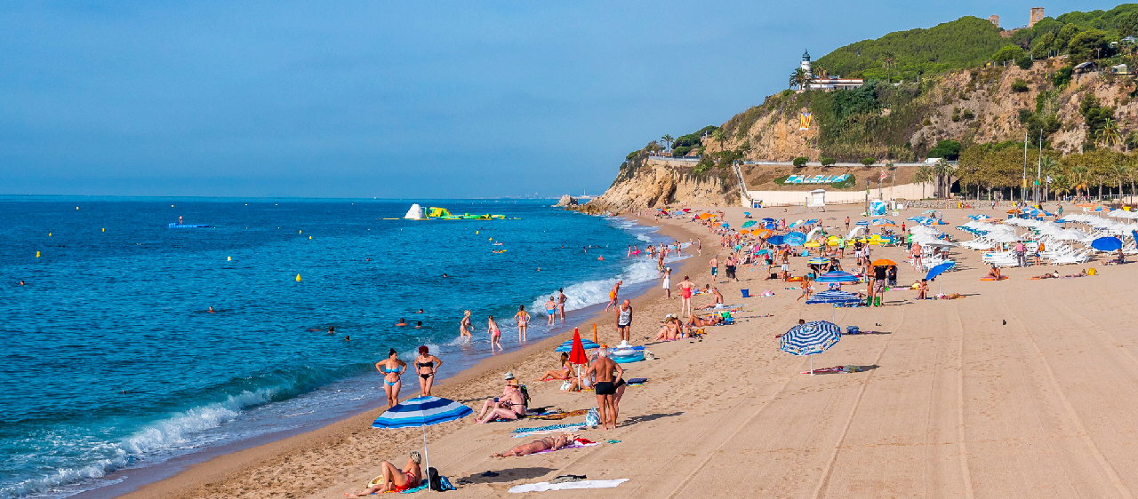 Plage de Calella de la Costa